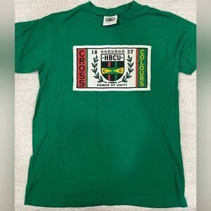 CROSS COLOURS. HBCU✨small✨green short sleeve tee
Unisex
